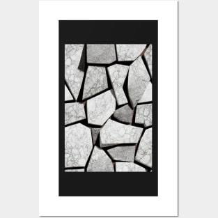 Stylized Granite Stone Pattern Texture #13 Posters and Art